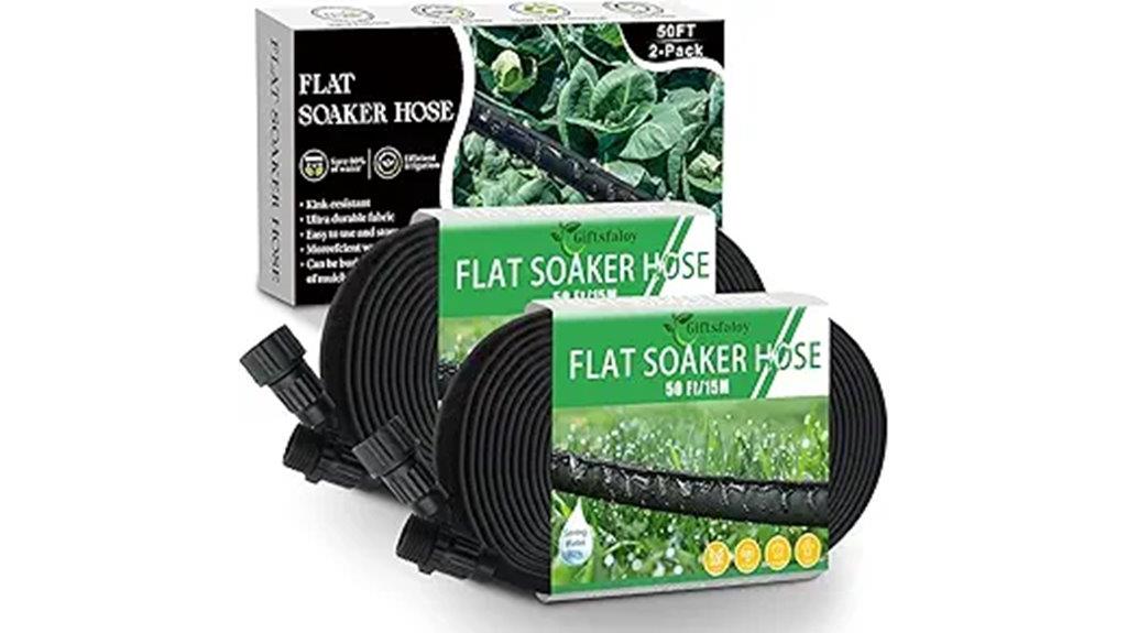 100ft flat watering hose