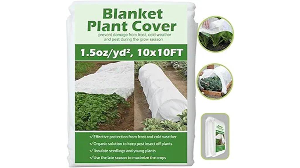 10ft by 10ft plant cover