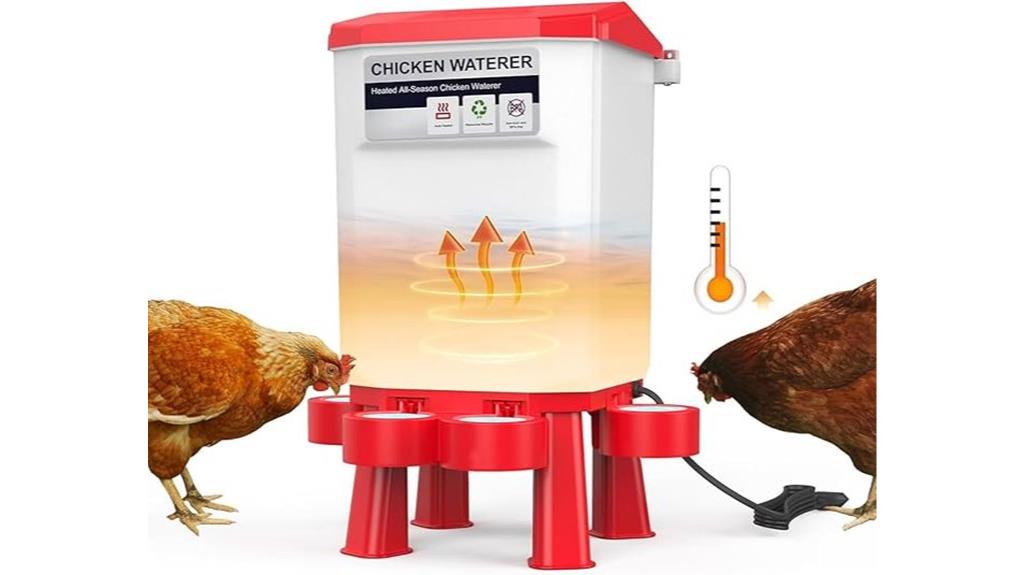 11l plastic chicken waterer