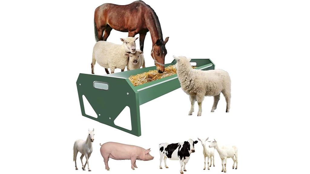 45 inch stainless goat feeder