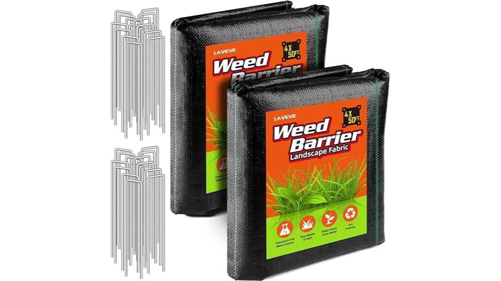 4ft x 100ft weed barrier