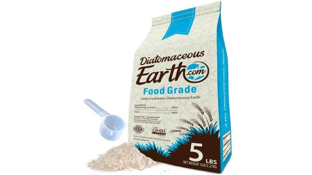 5 pound food grade diatomaceous earth