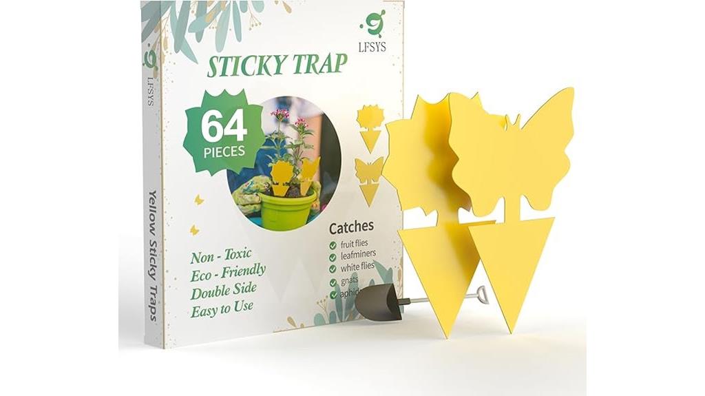 64 yellow gnat traps