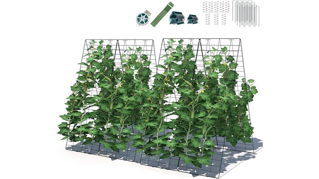 8 panel cucumber trellis