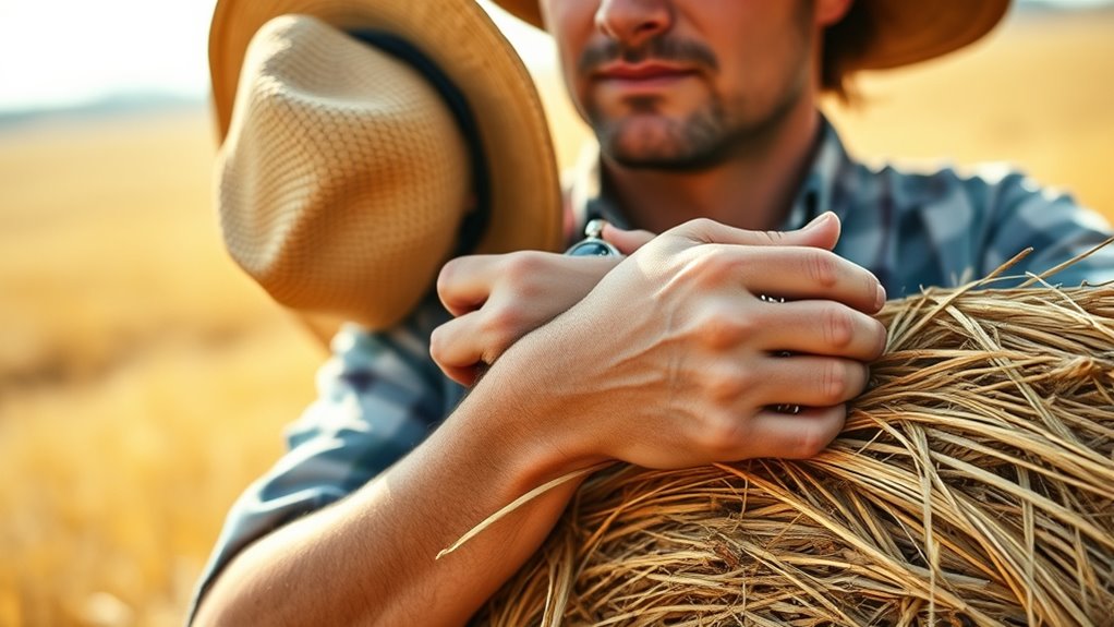 adjust breathing for baling