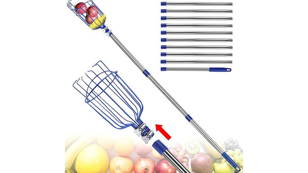 adjustable 13 foot fruit picker