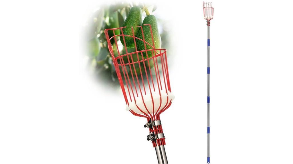 adjustable fruit picking pole