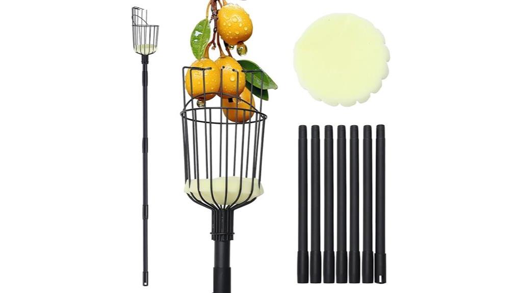 adjustable fruit picking pole