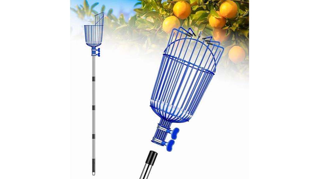 adjustable fruit picking pole
