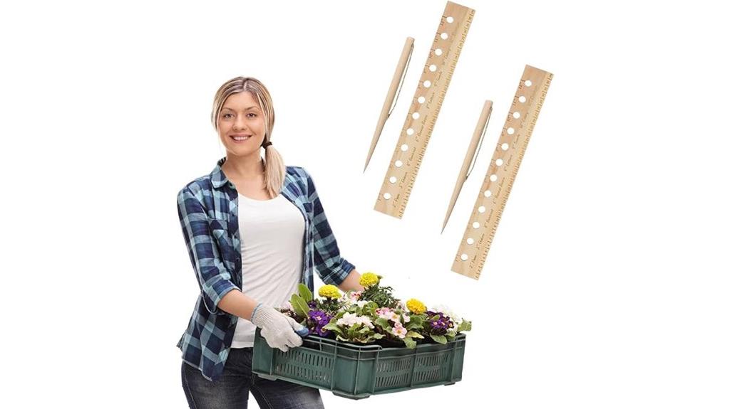 adjustable garden ruler