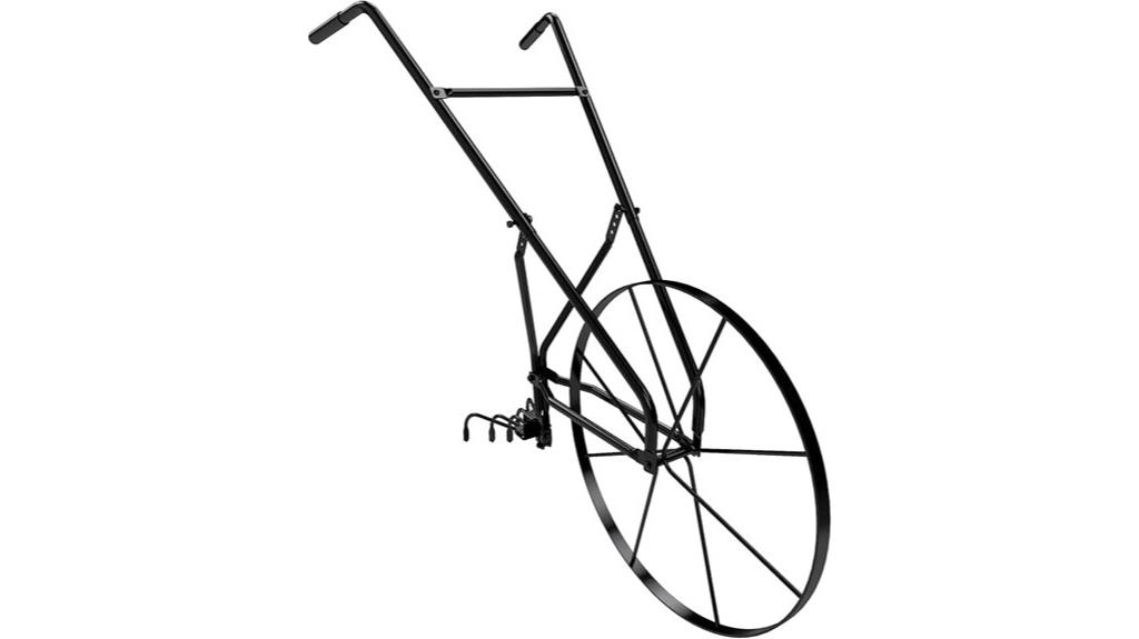 adjustable handle steel wheel