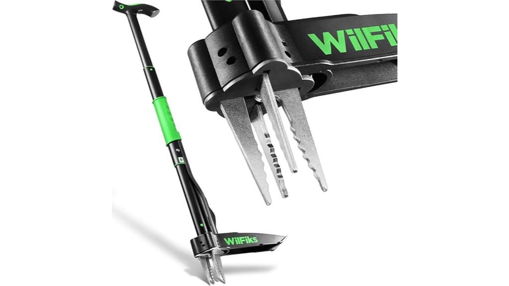 adjustable handle weed puller