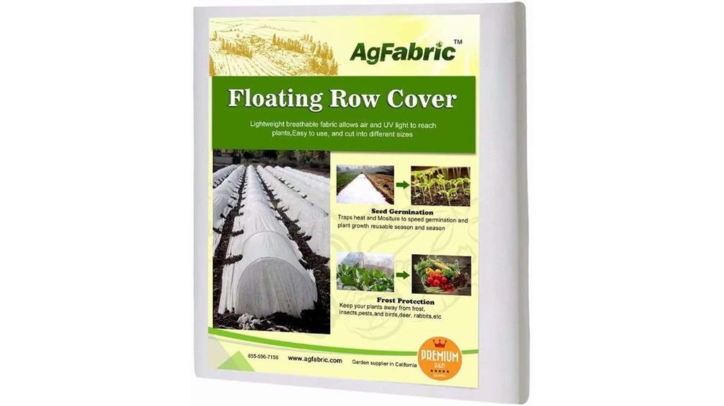 agfabric white freeze cover
