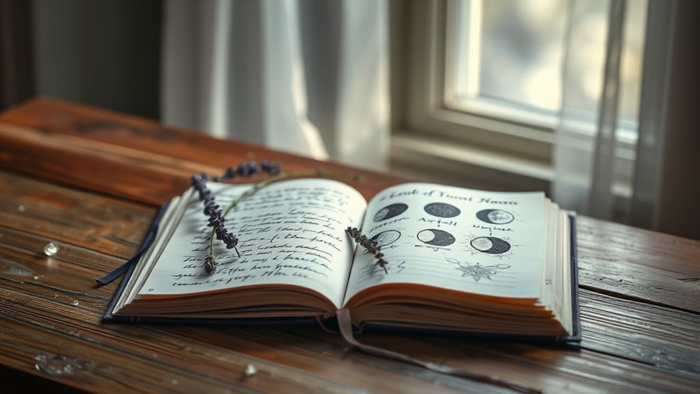 aligning moon phases journals
