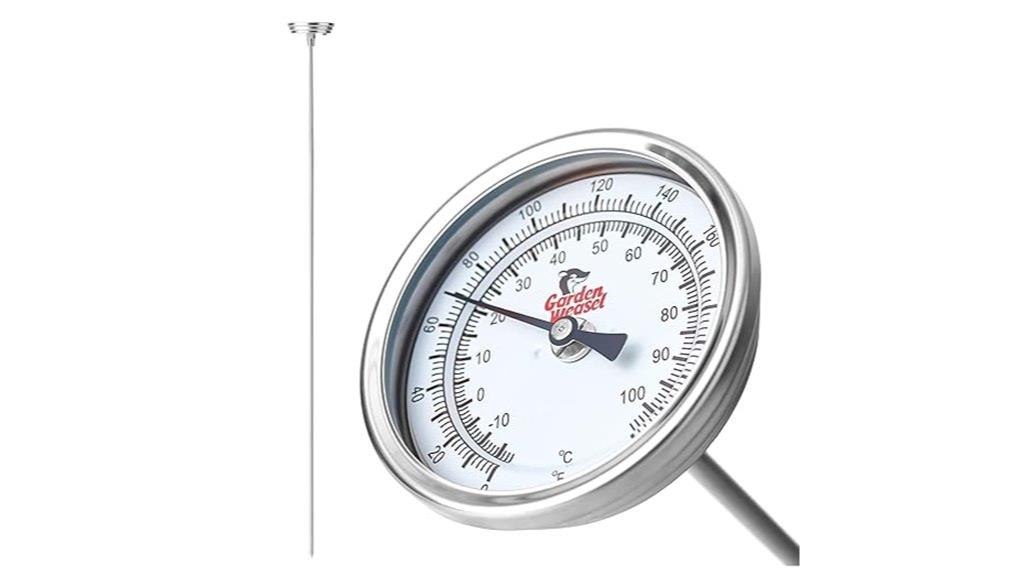 analog compost thermometer