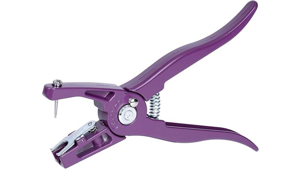 animal identification tag applicator