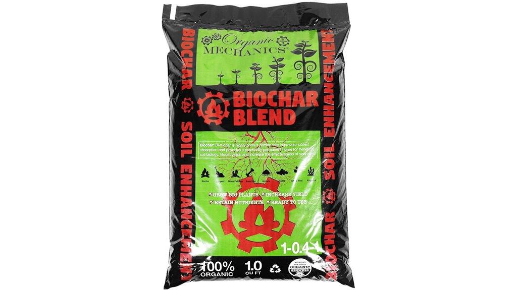 biochar soil amendment bag