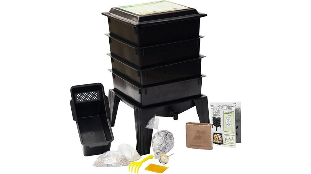 black food waste composting