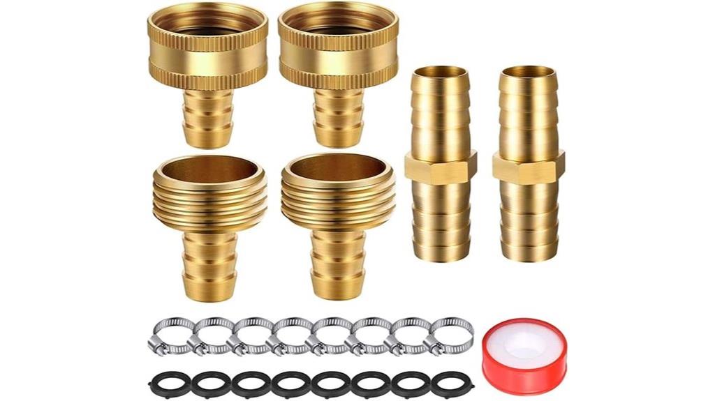 brass hose connector kit