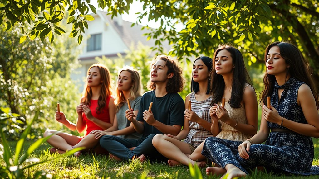 calm focused chanting techniques