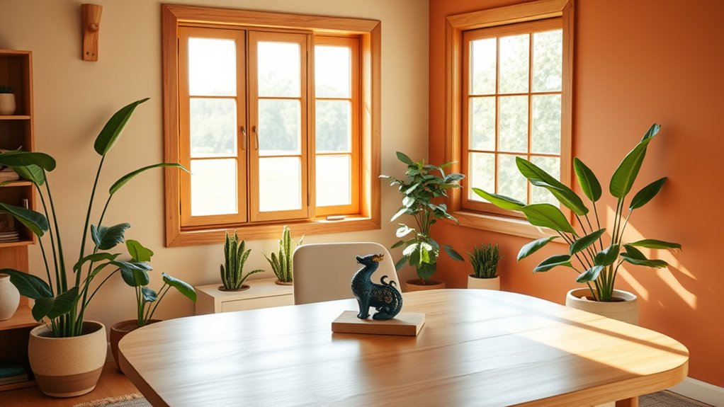 calm focused harmonious space