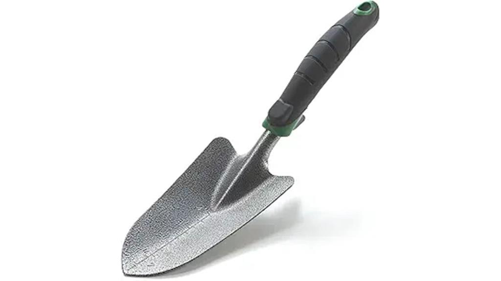 carbon steel garden trowel