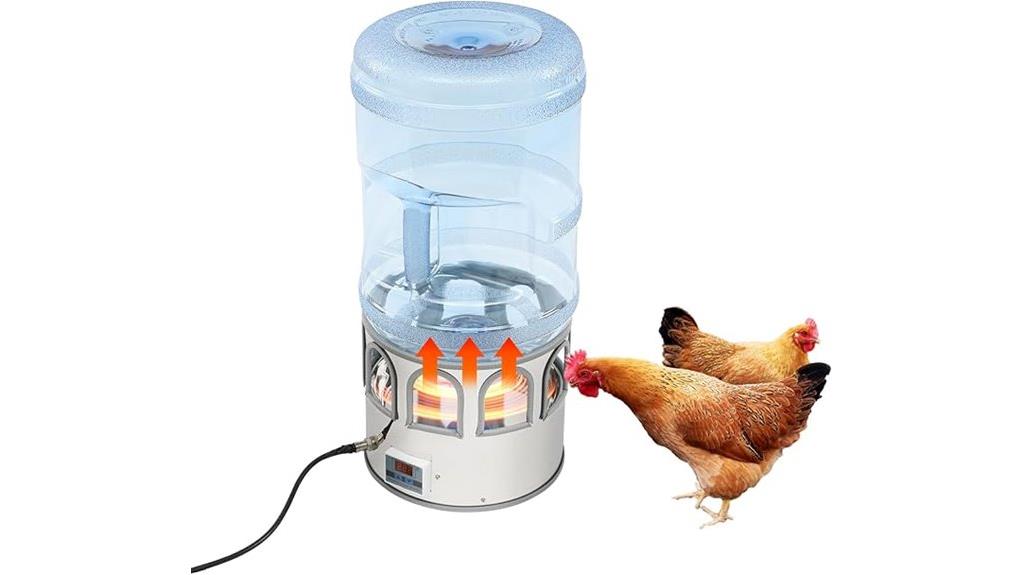 chicken coop water heater
