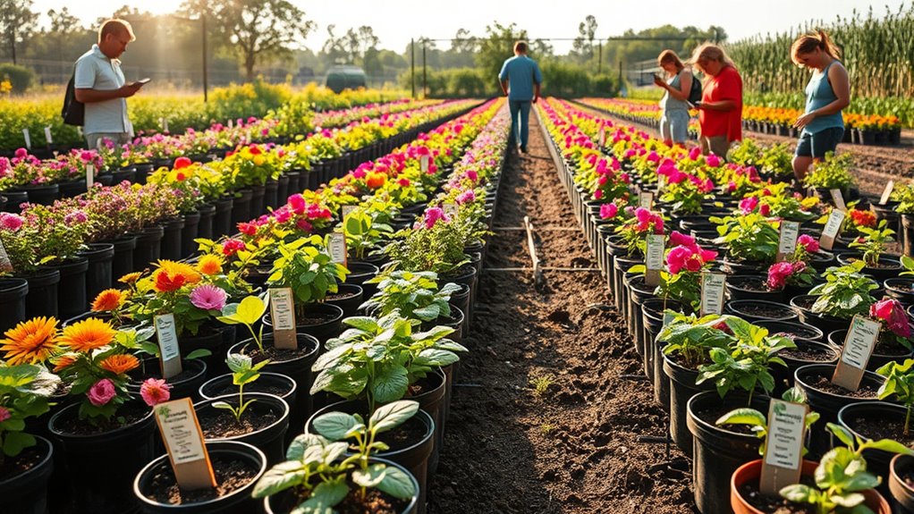 choose suitable diverse plants