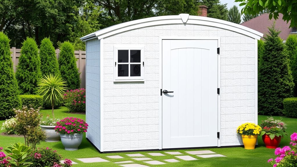 choosing durable resin sheds