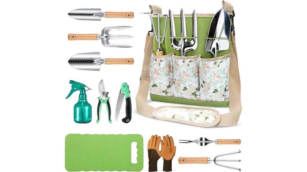 complete 11 piece garden tool set