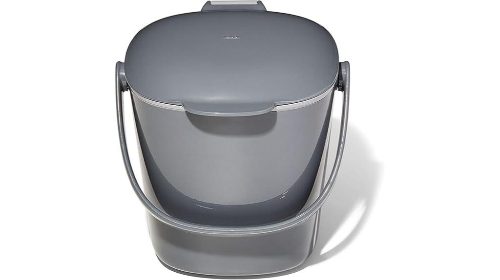 compost bin charcoal 0 75 gallon