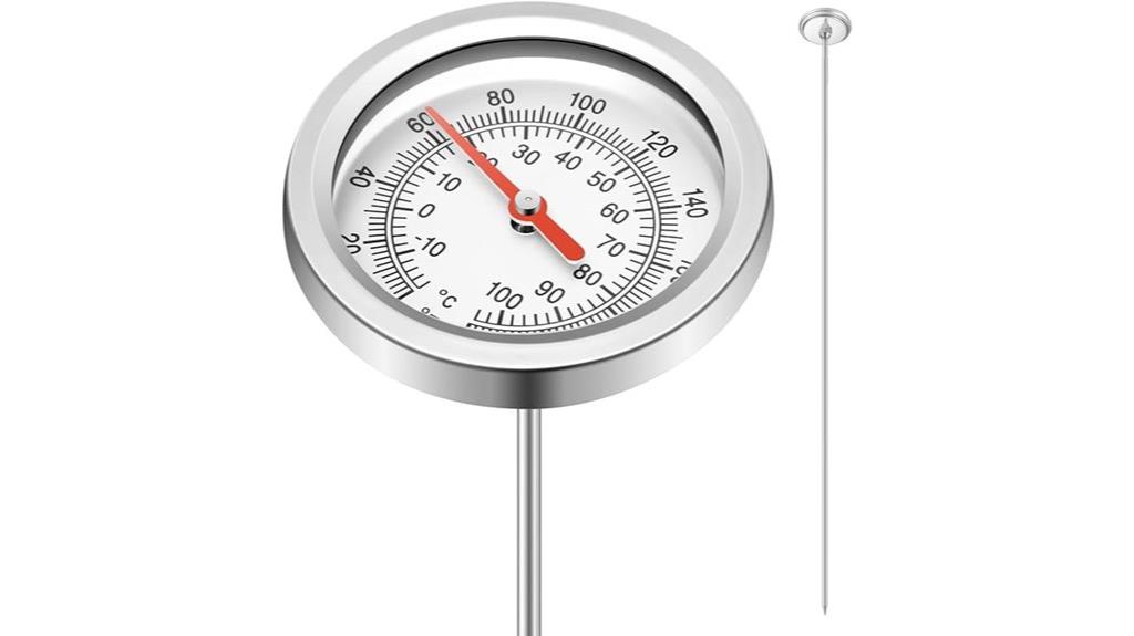 compost temperature with guide