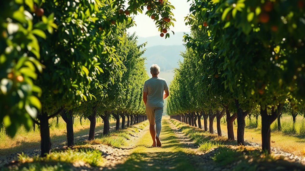 conclude mindful walking practice