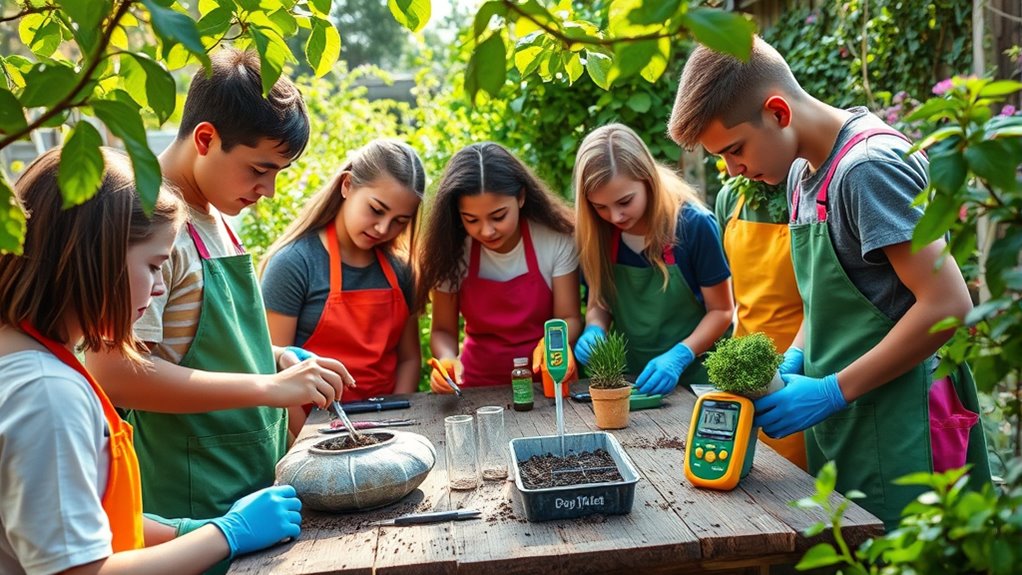 conduct soil nutrient ph analysis