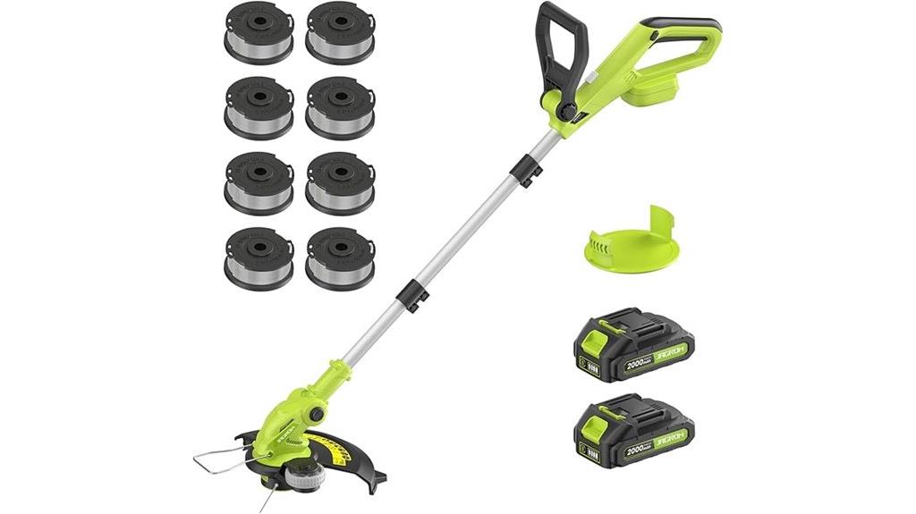 cordless 20v lawn trimmer