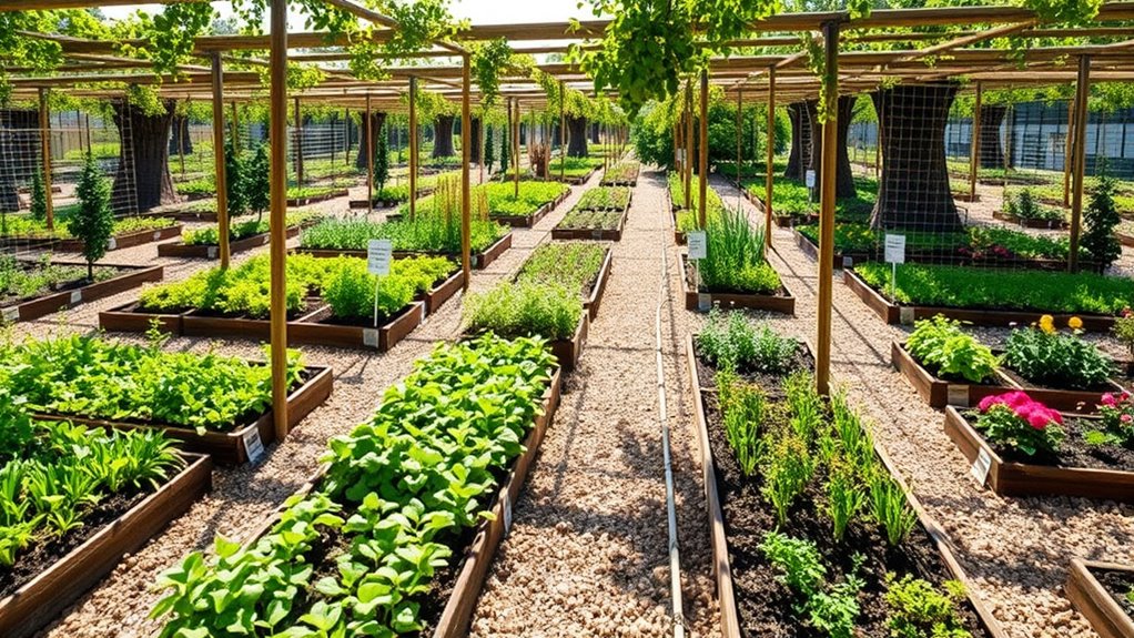create organized gardening space