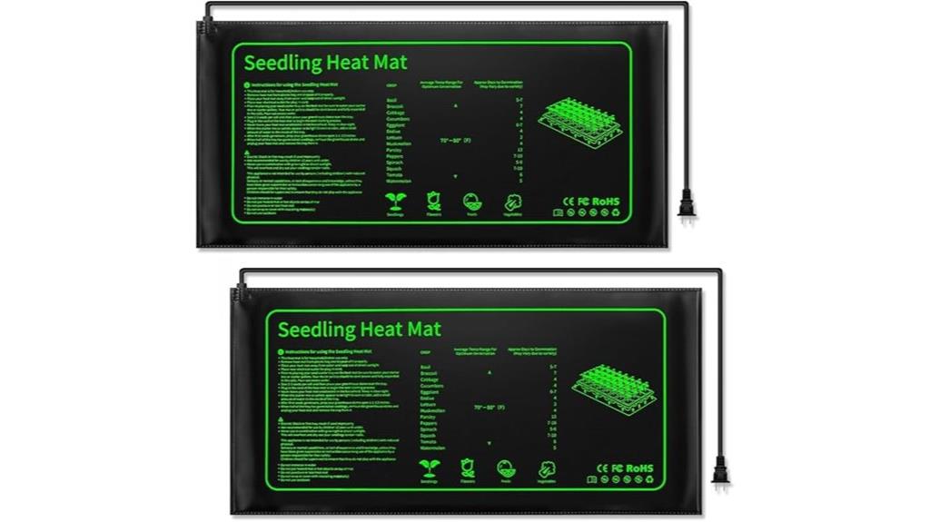 dual pack seedling heating mats