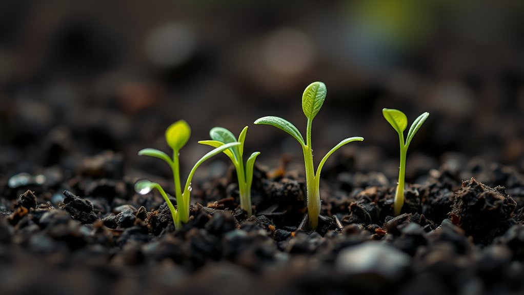 early seedling growth signs