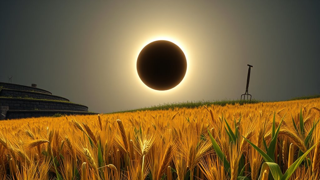 eclipses influence agricultural practices