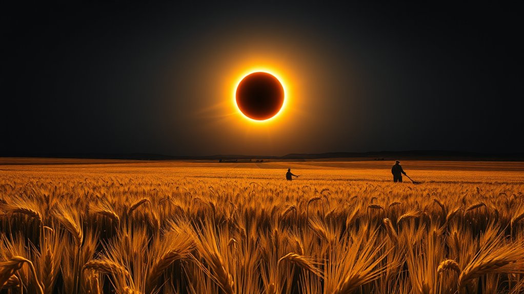 eclipses influence agriculture practices