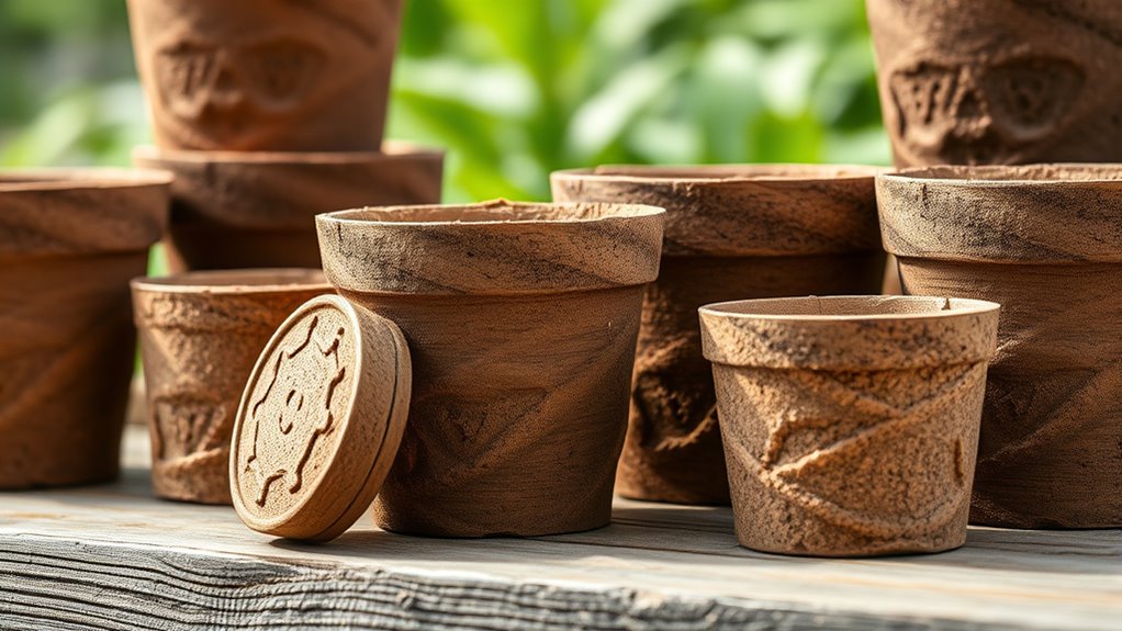 eco friendly biodegradable planting containers