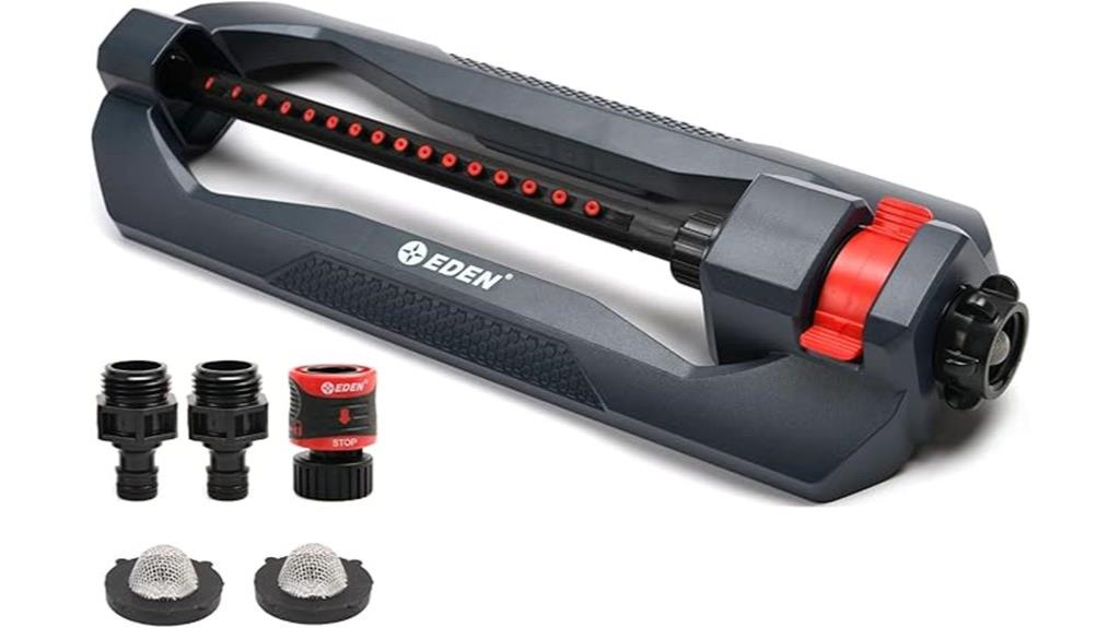 eden oscillating garden sprinkler