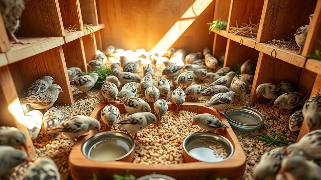 efficient quail feeding practices