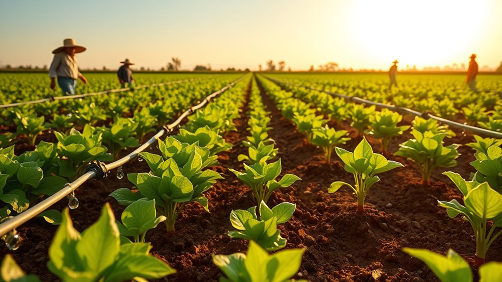 efficient watering reduced waste