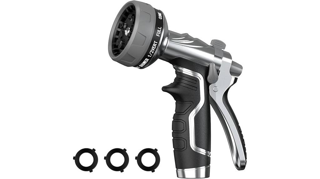 eight spray pattern nozzle