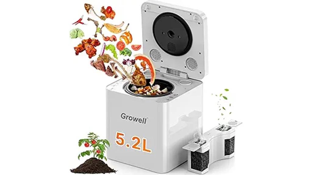 electric kitchen compost bin
