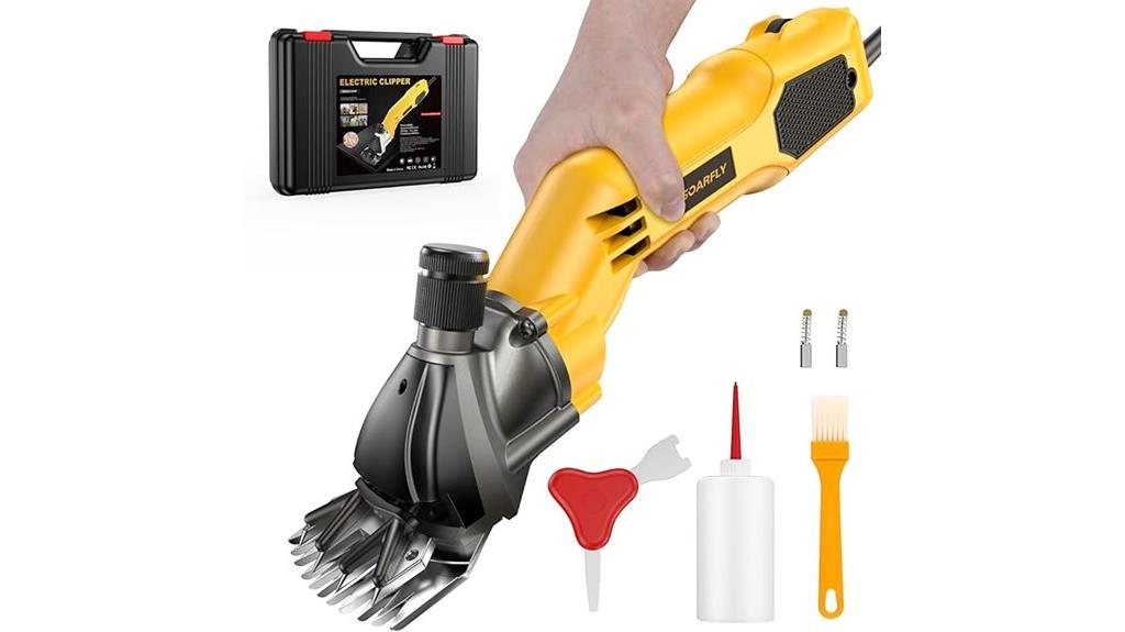 electric livestock grooming clippers