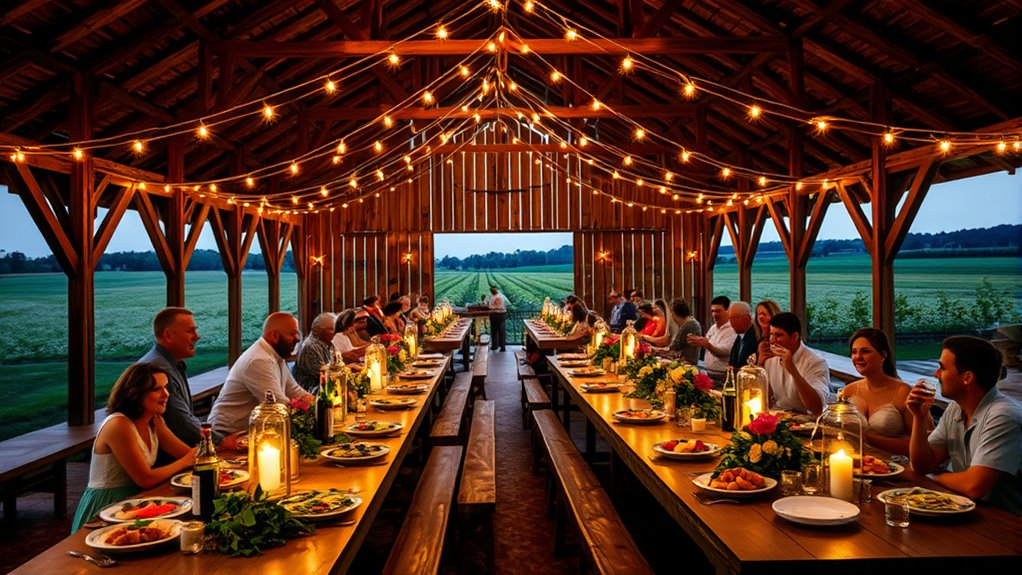 farm to table thank you dinners