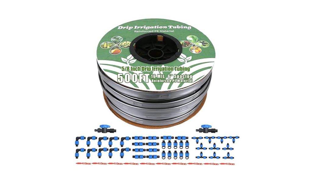 five hundred feet drip irrigation