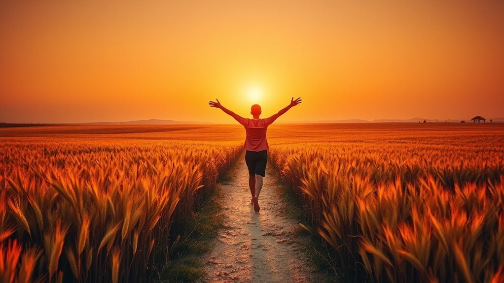 focus on present sensory awareness
